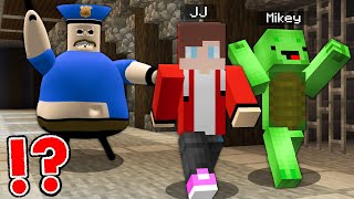 JJ And Mikey Escape From Scary Barry From PRISON  Minecraft Maizen Challenge