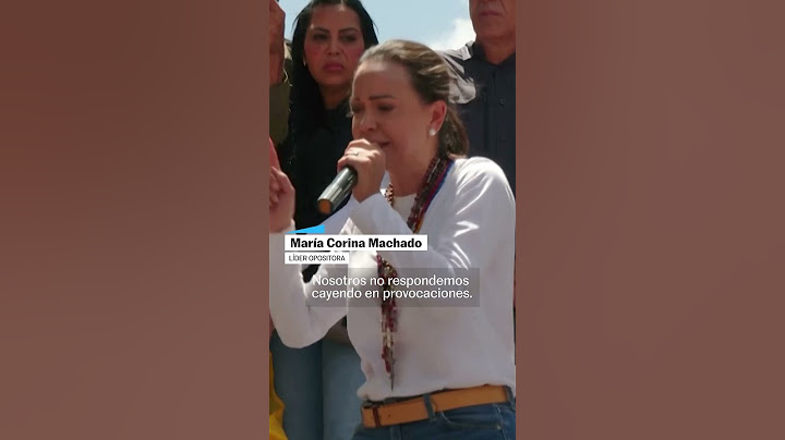 María Corina Machado encabeza la marcha de la oposición contra Maduro en Caracas #shorts
