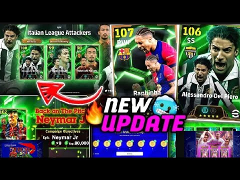 new big update🔔ronaldo premium pack,BBC TRIO pack,login bonus,Free epic