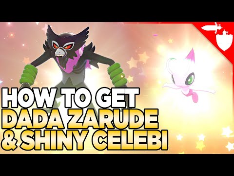 Pokémon Sword And Shield's Dada Zarude And Shiny Celebi