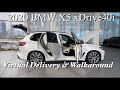 2020 BMW X5 Virtual Delivery Touchless & Walkaround Mineral White on Ivory BMW Toronto #SUmer416