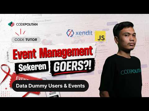 EP 28 | Generate Data Users & Events | Tutorial Membuat Website Event Management dengan Express.js