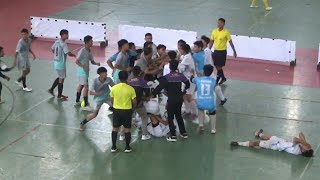 ricuh - SMAN 2 KEDIRI [ 1 - 3 ] SMKN KERTANEGARA ( WATES ) || IKABRI FUTSAL CUP 7 || gor joyoboyo