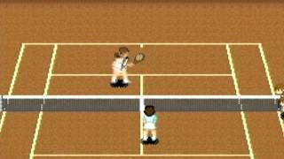 Super Tennis - SNES Gameplay screenshot 2