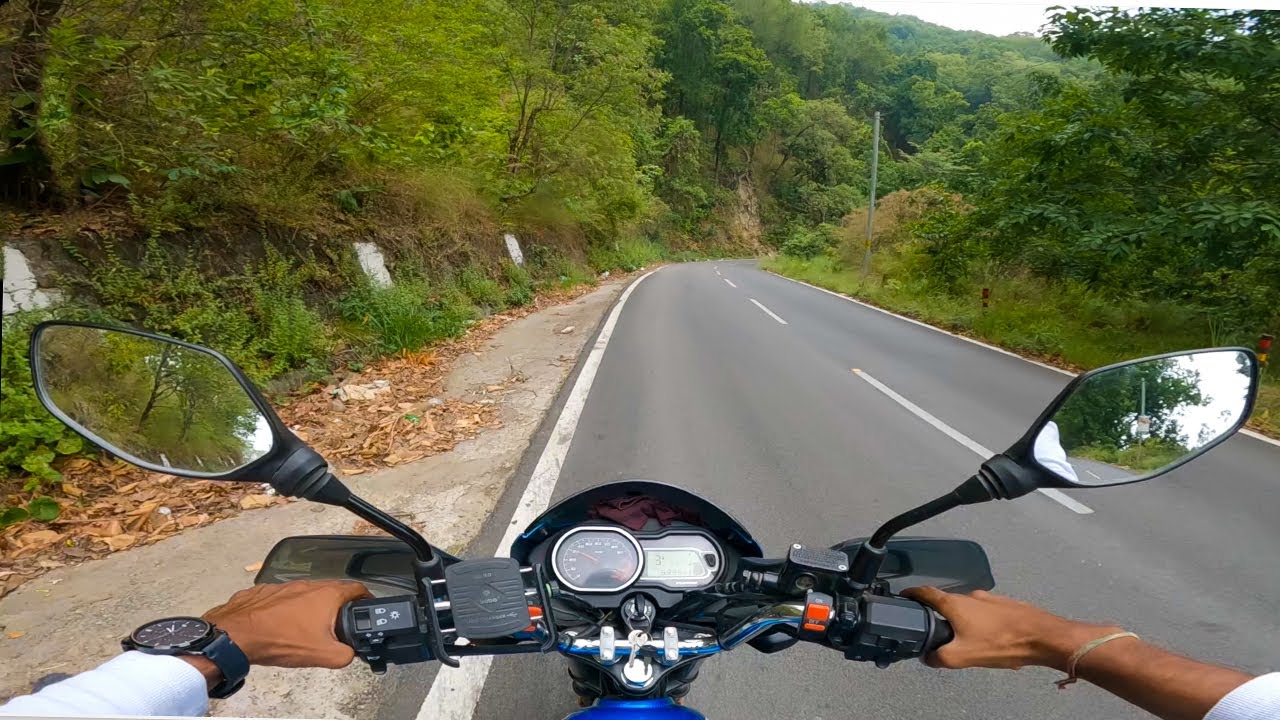 Bajaj Platina 110 Comfortec Ride on Beautiful Mountain Roads Raw