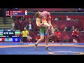 1/2 WW - 62 kg: T. OMELCHENKO (AZE) v. T. YUSEIN (BUL)