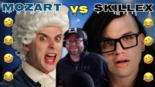 Mozart vs Skrillex. Epic Rap Battles of History (Reaction)