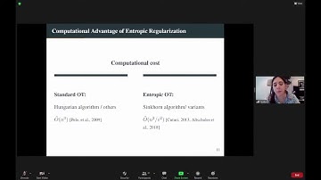 Giulia Luise (Imperial College) -  Regularity properties of Entropic Optimal Transport