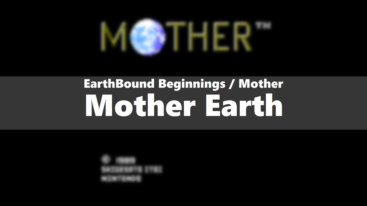 Mother Earth | EarthBound Beginnings / Mother Remastered - YouTube