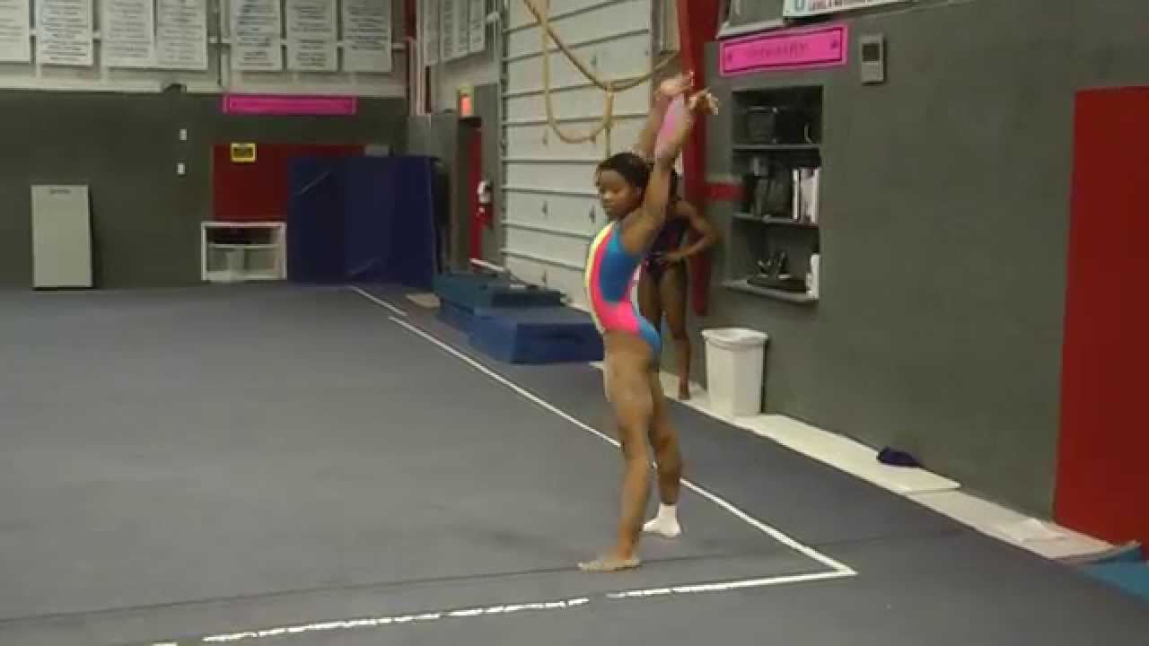 Gabby Douglas Shows Off Her New Floor Routine In This Dance