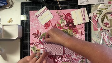 Scrapbooking process video #58 - 49 and Market Rouge collection for Embellish It