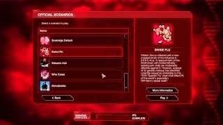 Plague Inc Evolved Bug? - Scenario Selection Screen
