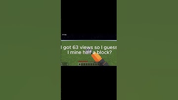 Day 2 of mining a block for every 100 views #minecraft