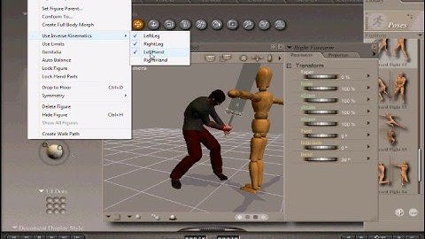 Step By Step Collision Animating in Poser 7 Tutorial #2