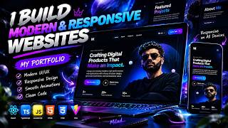 I Build Responsive Websites | Modern Portfolio 2026 React & Typescript  , CSS and Vite