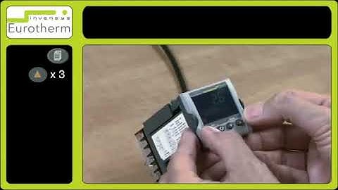 Autotune setup on a Eurotherm 3200 Controller