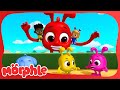 Baby Morphles on the Ledge | Cars, Trucks &amp; Vehicles Cartoon | Moonbug Kids