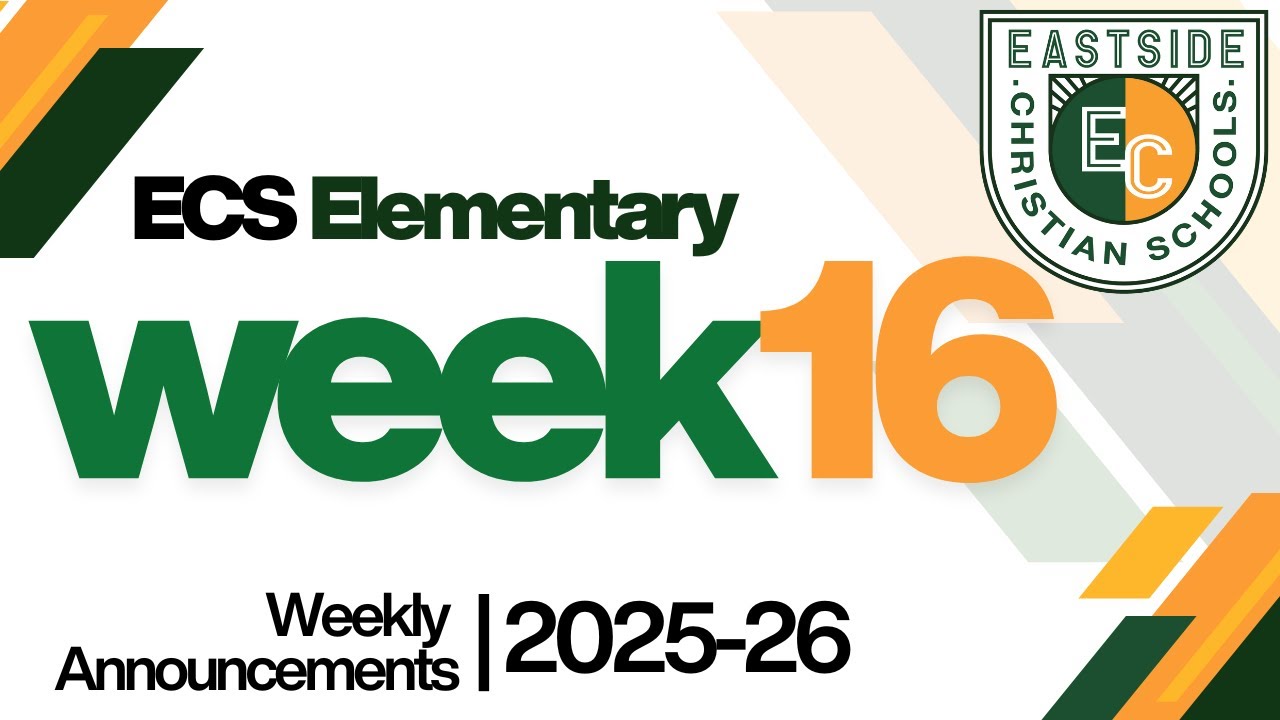 Week 16 Announcements | E ECS 2025-26