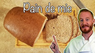 PAIN de MIE 100% Farine de blé INTÉGRAL 