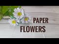 Easy and beautiful  paper flowers making flowers making with color paperflower making
