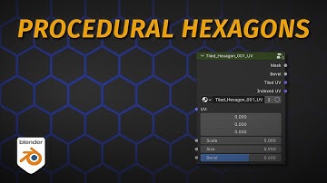 Procedurele zeshoeken maken met Blender