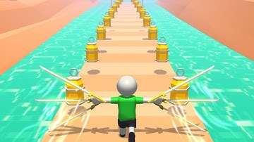 Twin Blade Slicer! Very Satisfying And Relaxing ASMR Slicing Game