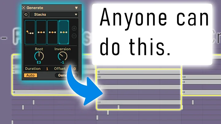 The EASIEST Way to Generate Chords in Ableton