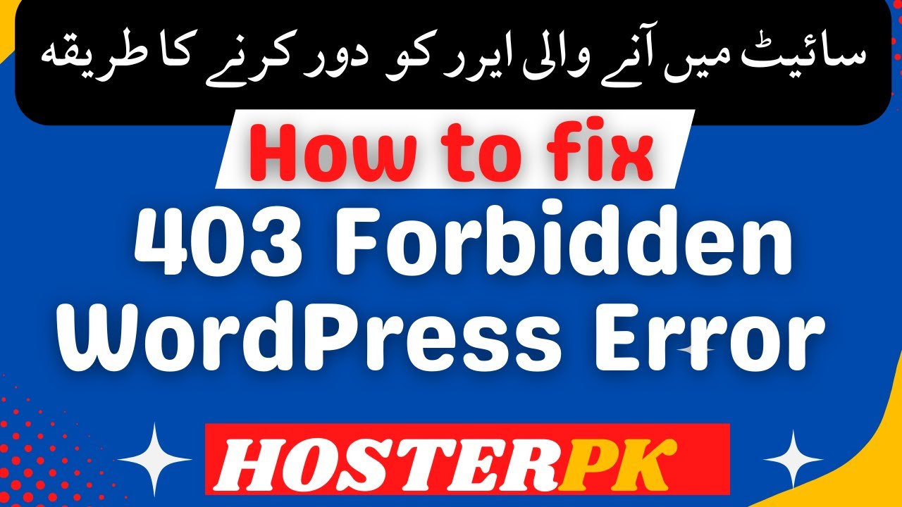 How to Fix the 403 Forbidden Error in 2024