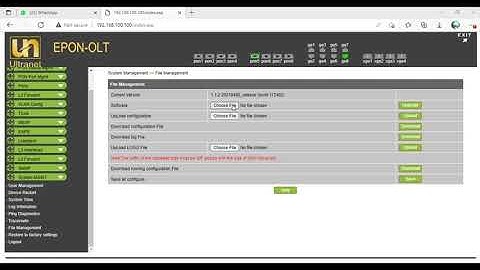 UltraNet Epon OLT Upgrade | How to Upgrade Ultranet OLT | iT info