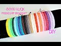 How to weave a bracelet from threads. Good Luck red thread DIY / knotted macrame friendship bracelet