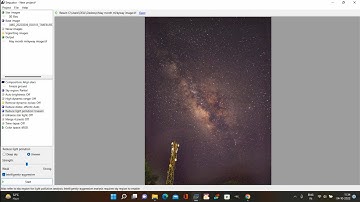 How to stack Milky way Images of Smartphone in Sequator software.