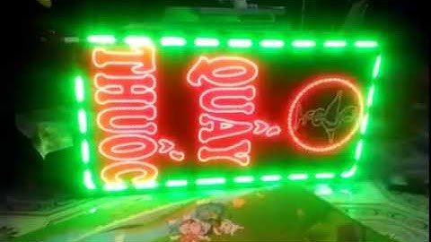 Biển led vẫy độc đáo, đẹp. biển quầy thuốc , báo giá biển led vẫy