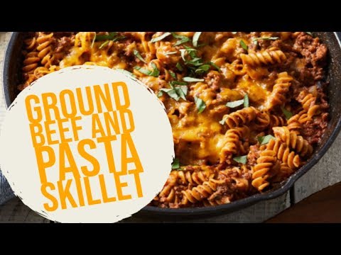 Ground Beef & Pasta Skillet