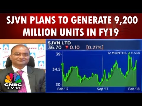SJVN Plans to Generate 9,200 Million Units in FY19 || CNBC TV18