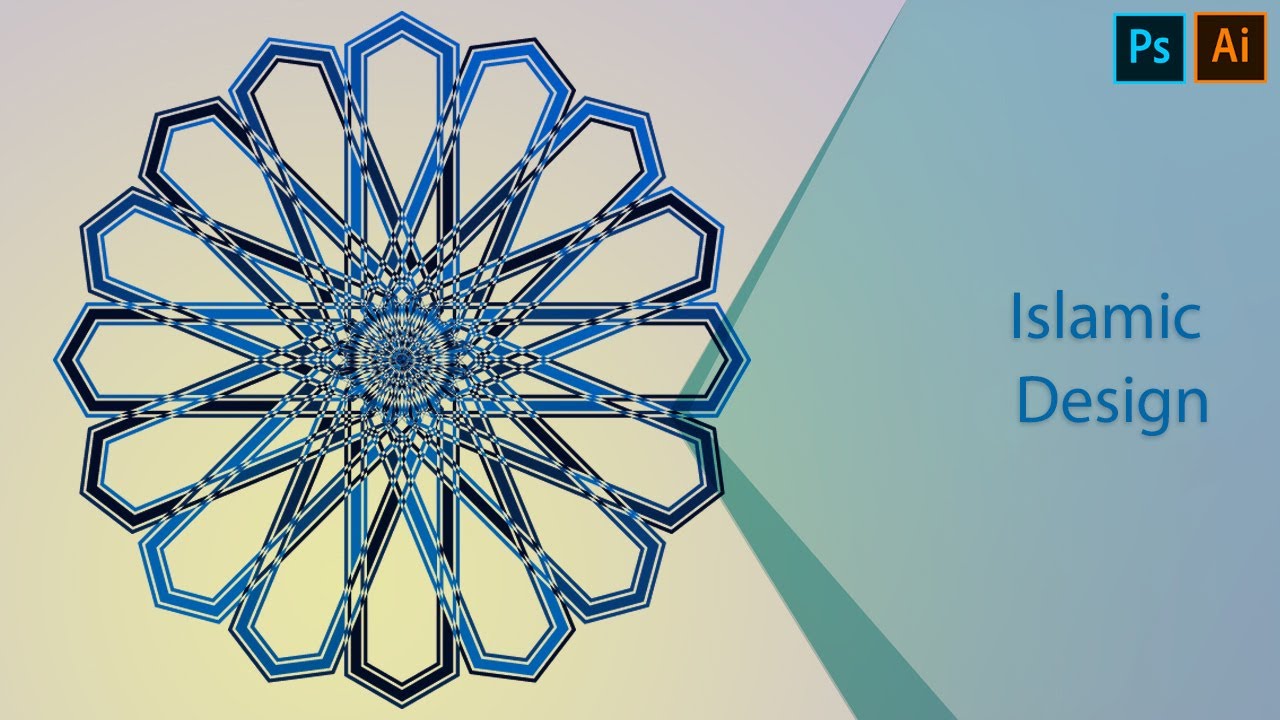 Islamic elements design - Adobe Illustrator Tutorial - YouTube