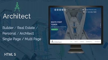 Architect / Builder / Single Property / Personal HTML Template | Themeforest Website Templates and