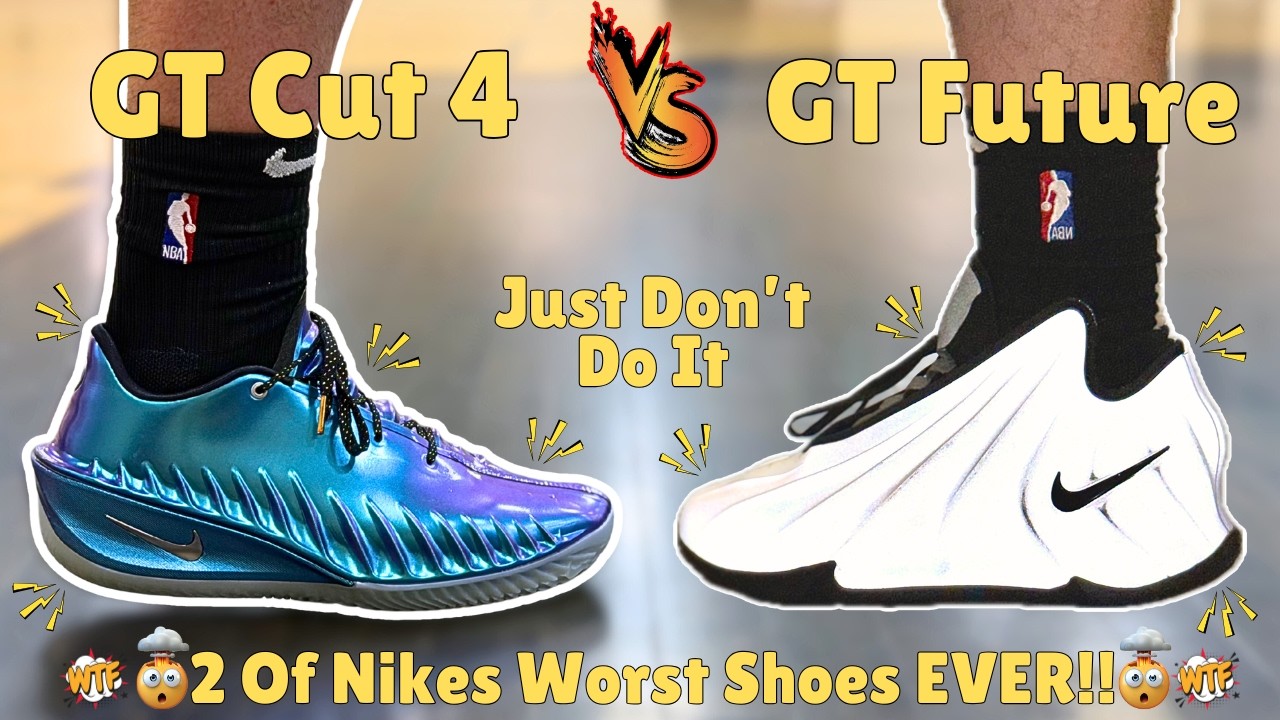 Nike GT Cut 4 против Nike GT Future — две ужасные баскетбольные кроссовки!!