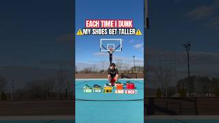 Every Time I Dunk, My Shoes Get Taller ⬆️⚠️