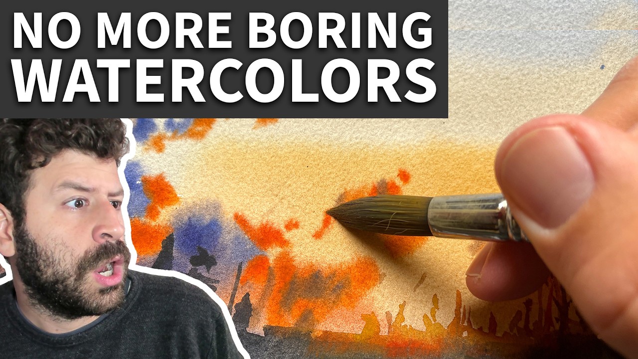 Единственный способ исправить проблему со светом в акварели.