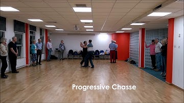 Quickstep BASIC Quarter Turn to Right and Progressive Chasse to Lock Step