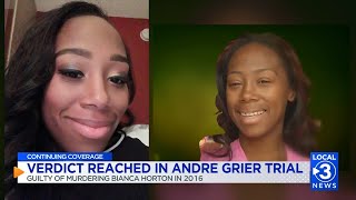 Day 7: Jury finds Andre Grier guilty on all counts in murder of Bianca Horton