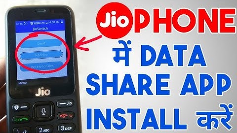 How to Share Data In Jio Phone | Install JioSwitch In JioPhone To Share Files | New Update