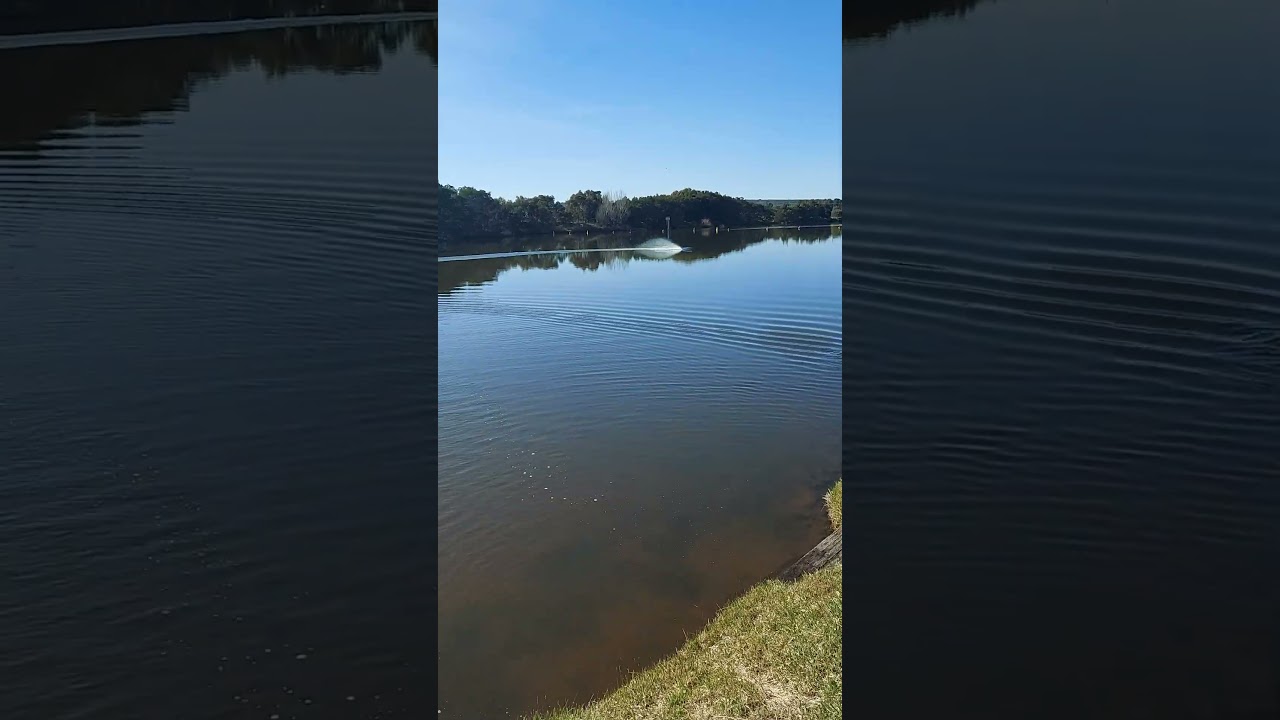 55 inch offshore 23cc stock second test n tune 