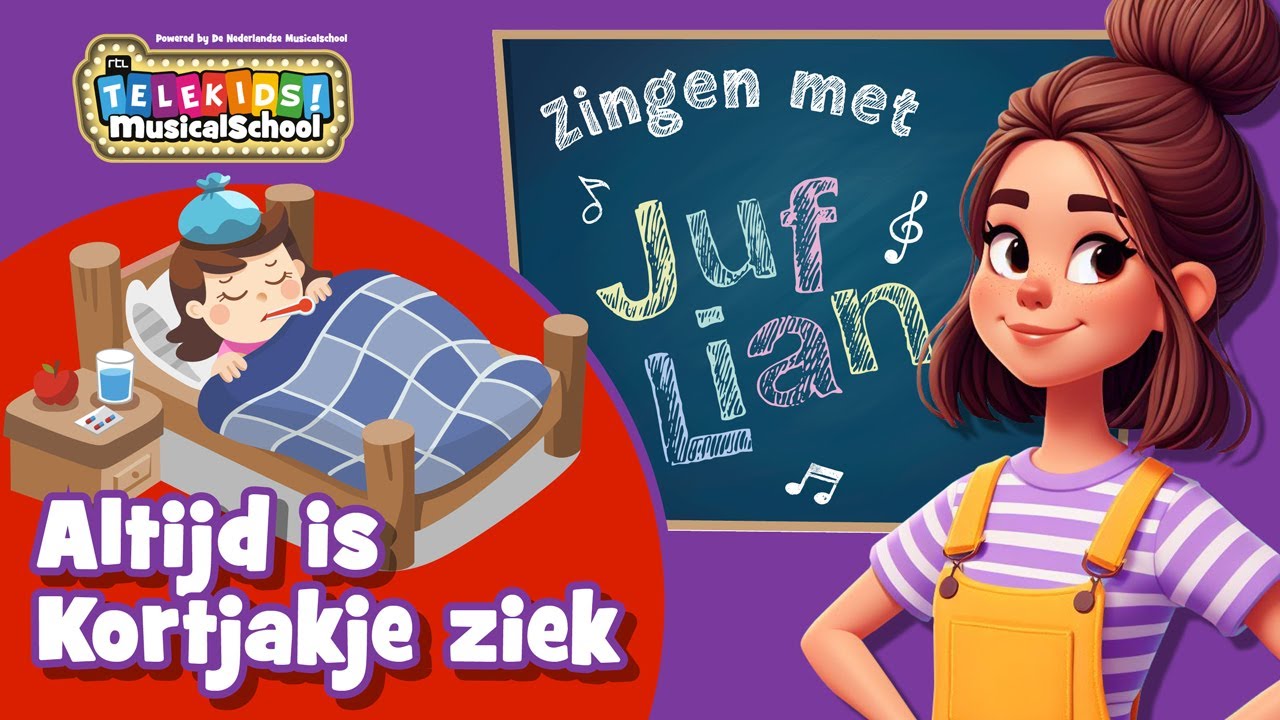 Juf Lian - Altijd is Kortjakje ziek - YouTube