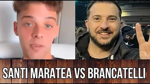 FUERTE CRUCE ENTRE SANTI MARATEA Y DIEGO BRANCATEL...