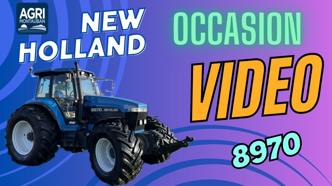 🚜 À Vendre : Tracteur New Holland 8970 - Occasion en Excellent État 🚜