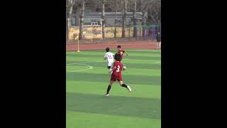 Quick finish goal by kid #football #soccer #goal #footballhighlights