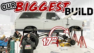 My Bronco Took A YEAR To Build... OBS Ford Bronco Custom 4 Link Lift Kit