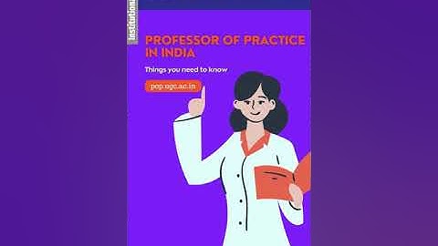 Do you know how ‘Professor of Practice’ can be implemented in your institution?