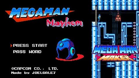 Megaman Mayhem level pack full game playthrough - 洛克人製作大師 Mega Man Maker